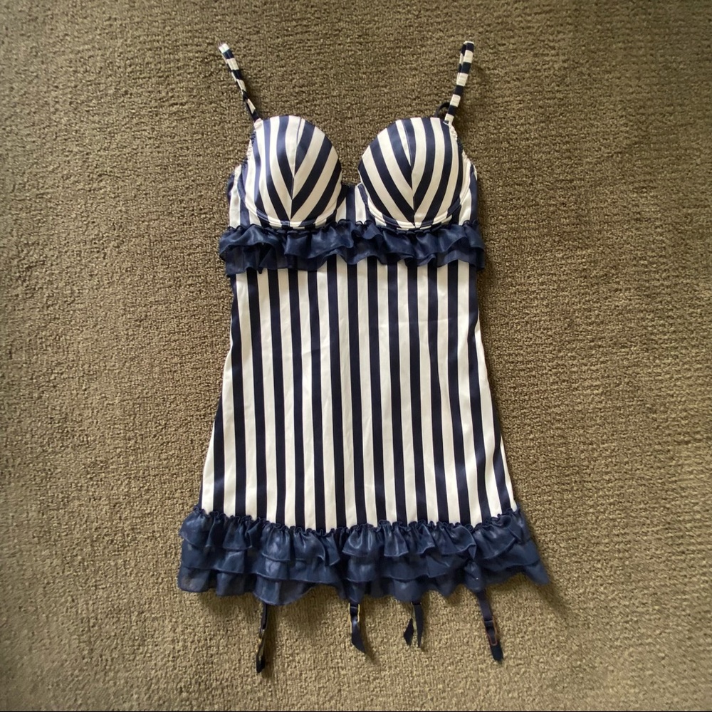 Victoria’s Secret Babydoll Lingerie Teddy Chemise Corset Slip Dress
